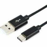 Kabl USB 2.0 A - USB tip C 3.1 M/M 1M crni