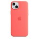APPLE iPhone 15 Plus Silicone Case w MagSafe - Guava (mt163zm/a)