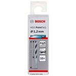 Bosch HSS spiralna burgija PointTeQ 1,2 mm paket od 10 komada