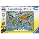 Ravensburger puzzle (slagalice) - Ilistrovana karta sveta