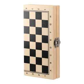 Bez brenda Drveni šah sa figurama 30x15x3.5cm
