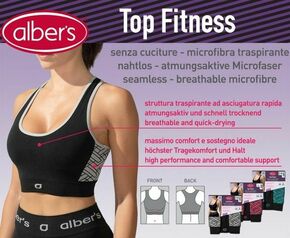 Albers Fitness Top Blue S-M