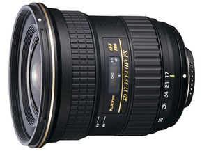 Tokina AT-X 17-35mm f/4 PRO FX Tokina 17-35mm f/4 je objektiv prvenstveno za Full Frame fotoaparate