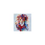 Slika Colorfull Lion 100x100cm
