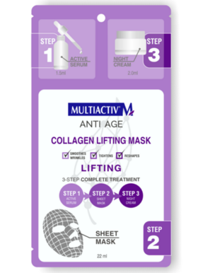 Multiactiv 3 STEP maska sa efektom zatezanja