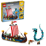LEGO 31132 Vikinški brod i Midgard zmija