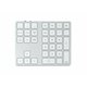 Satechi Bluetooth Extended Keypad tastatura, siva/srebrna