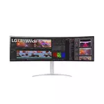 LG UltraWide 49WQ95C monitor, IPS, 49", 32:9, 3840x1080/5120x1440, 144Hz, USB-C, HDMI, Display port, VGA (D-Sub), USB