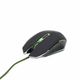 Gembird MUSG-001-G gejming miš, žični, 2400 dpi, crni/zeleni