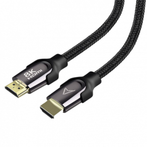 STEELPLAY HDMI kabl 2.1 8k pozlaćen 2m (Crna) ACC-0555
