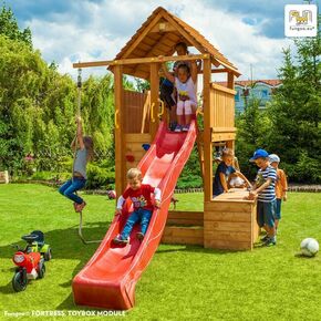 Fungoo Set Fortress Toybox - drveno dečije igralište