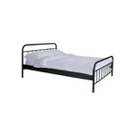 Industrial II krevet sa podnicom, crni 96x208x93,5 cm
