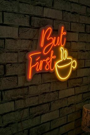 Wallity Dekorativna plastična LED svetla But First Coffee