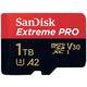 SanDisk SDXC 1TB Micro Extreme Pro 200MB/s A2 C10 V30 UHS-I US+Ad