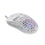 eShark ESL-M4 Naginata gejming miš, optički, 16000 dpi, 50G, 1000 Hz, beli/crni