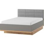 Livorno 66 krevet bez podnice 165x210x100 cm sivi/hrast