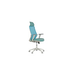 Spencer kancelarijska stolica 60x62x118,5-128,5 cm svetlo plava