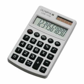 OLYMPIA Kalkulator LCD 1110 (Bela)