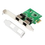 E-Green PCI-Express kontroler 2-port Gigabit Ethernet