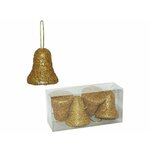Novogodišnji ukras Zvono od stiropora 7cm 51-842000