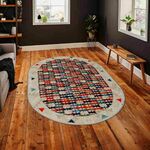 Conceptum Hypnose WOOKECE275 BeigeGreenRedBlack Carpet (160 x 230)