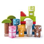 Woody Drvene kocke u boji 26 komada
