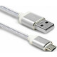 USB,upleteni kabl, Android, duzine 2m, Tamno sivi ( 99908 )
