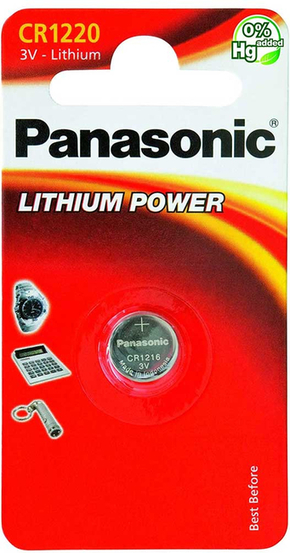 Panasonic baterija CR1220