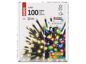 Emos LED svetlosni lanac 2 ul 100 LED 10m MTG-D4AH01