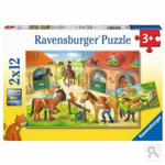 Ravensburger puzzle (slagalice) - Odmor na ergeli RA05178