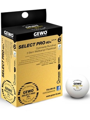 Gewo Select Pro 40+ *** Takmičarske Loptice 6/1