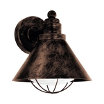Eglo Barrosela spoljna zidna lampa/1, e27, čelik/bakar antik