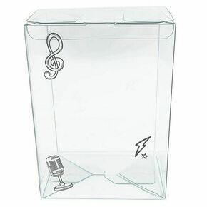 Clear Music Version 4'' Pop Protector With Film On It With Soft Crease Line And Automatic Bot Lock