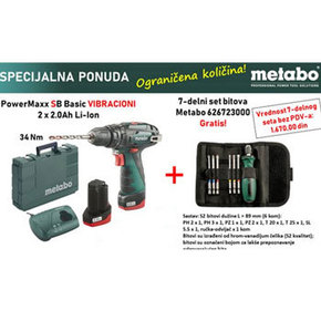 Metabo PowerMaxx SB Basic 600385501 bušilica