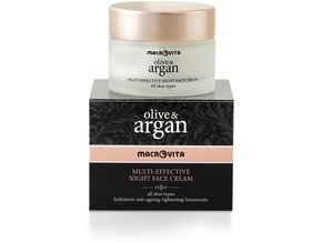 Macrovita noćna Multi-efektivna noćna krema za lice sa Arganom