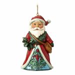 Wonderland Santa Holly Hanging Ornament Figure