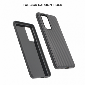 Torbica Carbon fiber za Huawei P40 crna