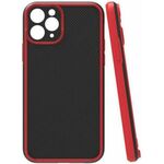 MCTR82-XIAOMI Redmi Note 10s/Note 10 4g * Textured Armor Silicone Red (139)
