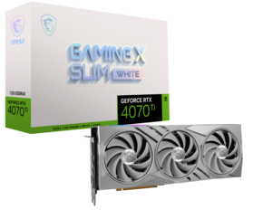 MSI GeForce RTX 4070 Ti Gaming X Slim White 12G