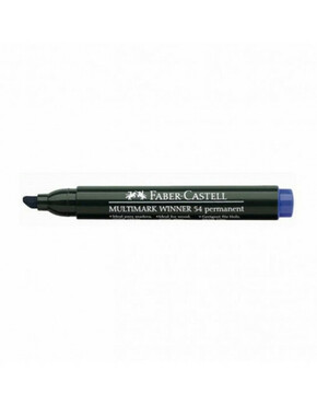 Permanent Marker Faber Castell plavi kosi vrh 54 08231 157951