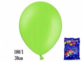Baloni Svetlo zeleni 30cm 100/1 000931