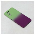 Maskica Double Color za Xiaomi Poco F3 Mi 11i zeleno ljubicasta