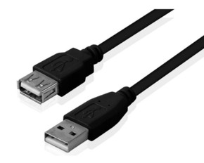 Fast Asia Kabl USB 2 0 A USB A M F produzni 1 8m crni