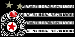 STEFAN peškir za plažu Partizan - horizontalni grb
