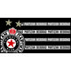 STEFAN peškir za plažu Partizan - horizontalni grb