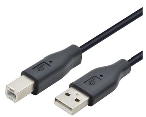 E green Kabl USB A USB B M M 1 8m crni