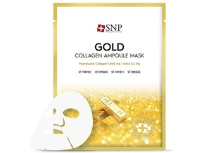 SNP Gold Collagen Ampoule Mask 25ml za lice protiv bora sa 24-karatnim zlatom i kolagenom