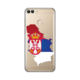 Torbica Silikonska print skin za Huawei P smart/Enjoy 7S Serbia Map