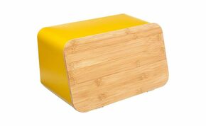 Kutija za hleb sa daskom za sečenje Modern žuta