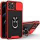 MCTR8 SAMSUNG S21 Ultra Futrola Magnetic Defender Silicone Red 149